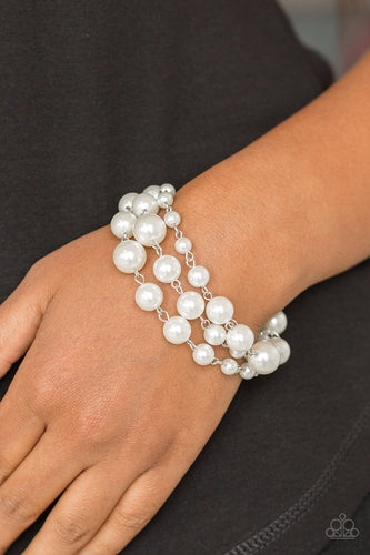 Until the End of Timeless Faux Pearl Bracelet